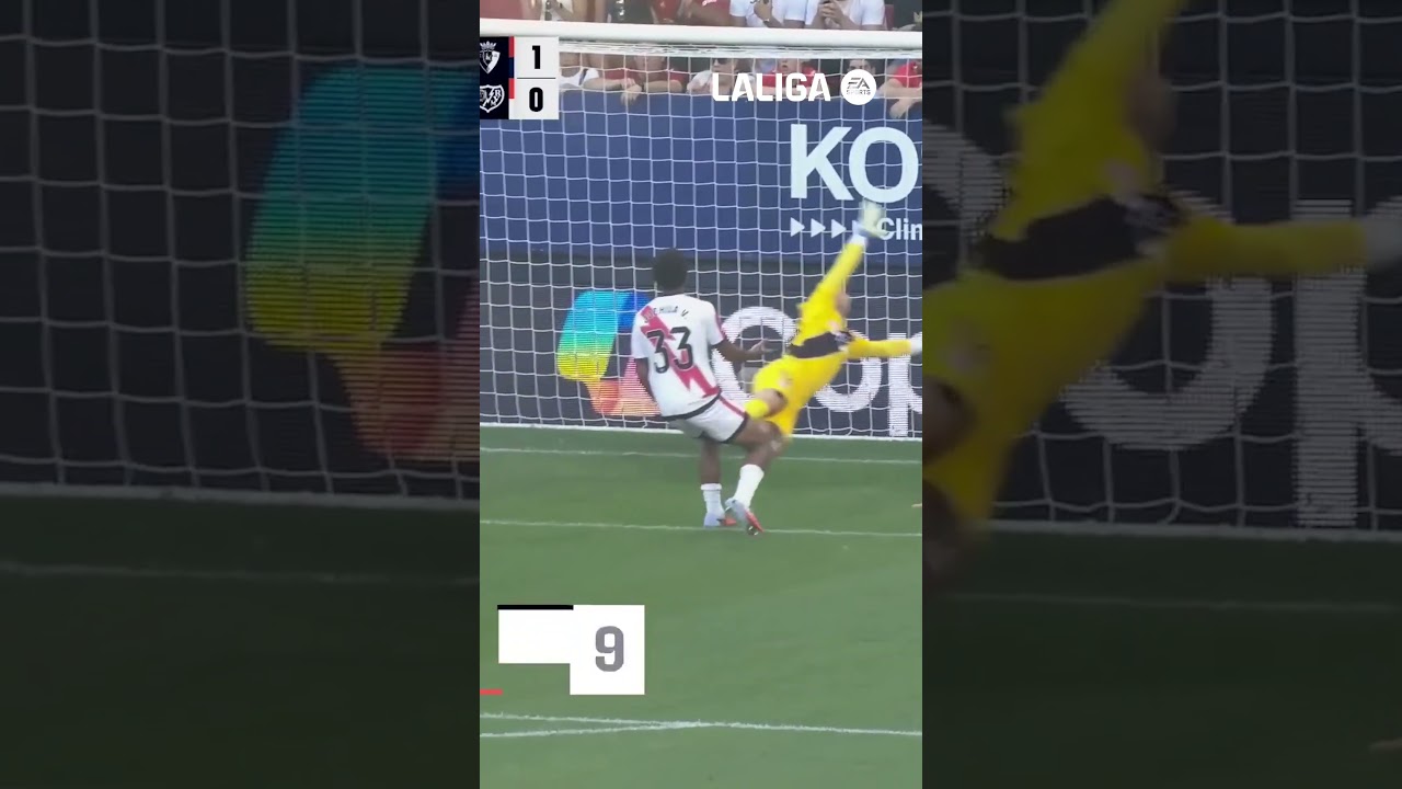 Osasuna 2-0 Rayo de la temporada 2025-26 #LaLigaHighLights #Osasuna #shorts