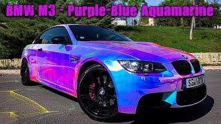 YEPYENİ ÇILGIN RENK !!! BMW M3 - Purple-Blue Aquamarine // BMW F80 - M3 DÖNÜŞÜM