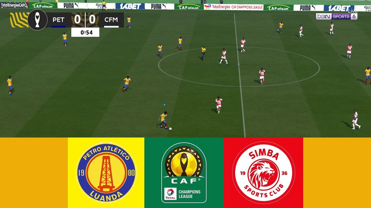 Петро де Луанда vs Симба СК | Лига чемпионов КАФ 2025/26