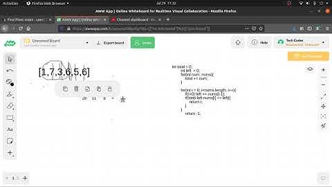 Find Pivot Index | Amazon, Microsoft, Airbnb interview question | Leetcode 724