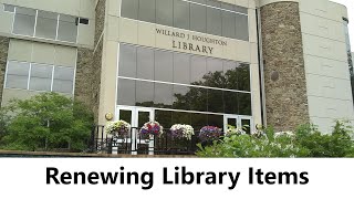 Renewing Library Items