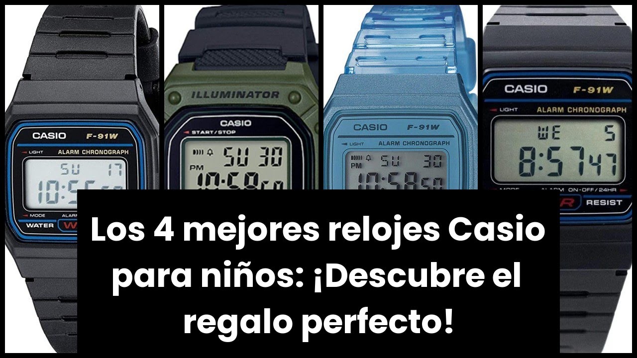 Reloj casio niño: Los 4 mejores relojes Casio para niños