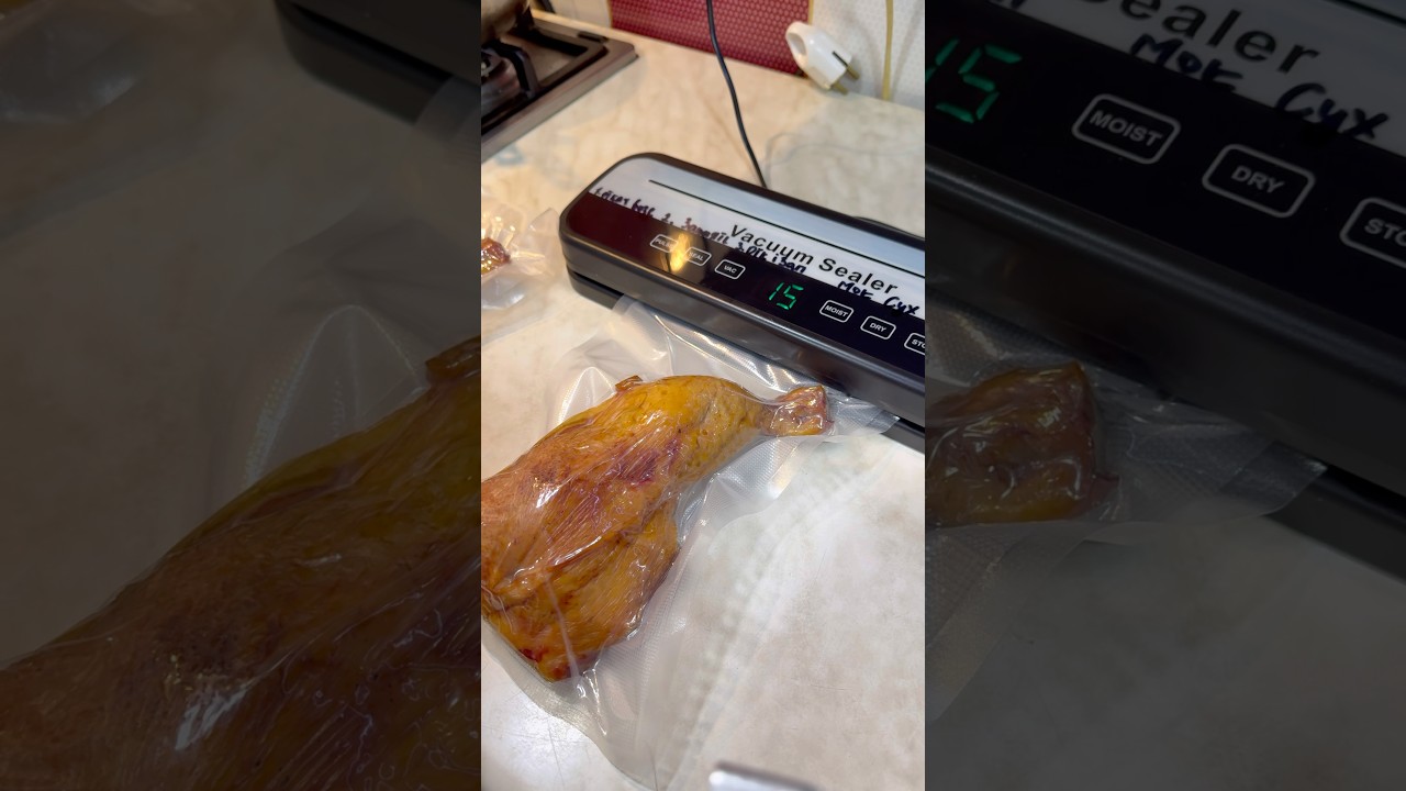 Завакумировали мясо 
