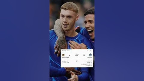 Wolverhamton - Chelsea Endstand 2:6