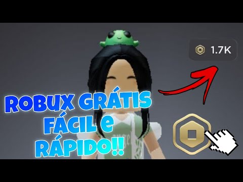 COMO GANHAR ROBUX GRÁTIS RÁPIDO NO ROBLOX!!🥳🤑✨️ 