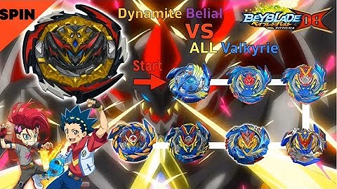 베이블레이드 버스트 DB 다이너마이트 벨리알 VS 올 발키리ベイブレード 【Dynamite Belial VS ALL Valkyrie】Beyblade Burst DB