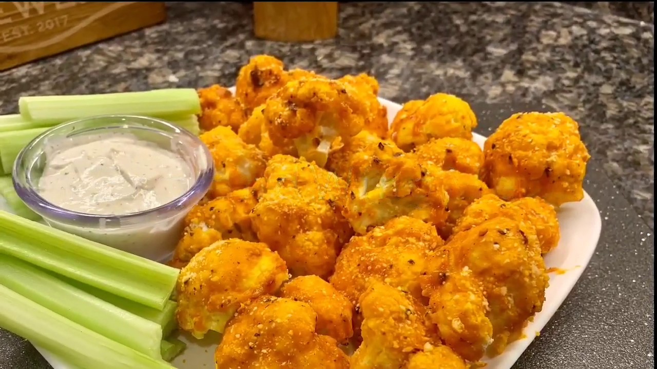 Crispy Cauliflower Buffalo Wings YouTube
