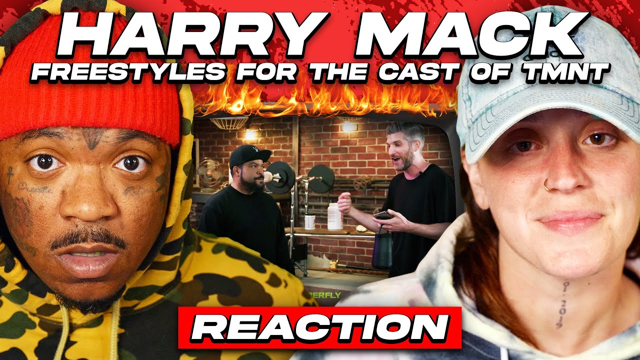 HARRY MACK Freestyles for ICE CUBE & the cast of TMNT | Reaction