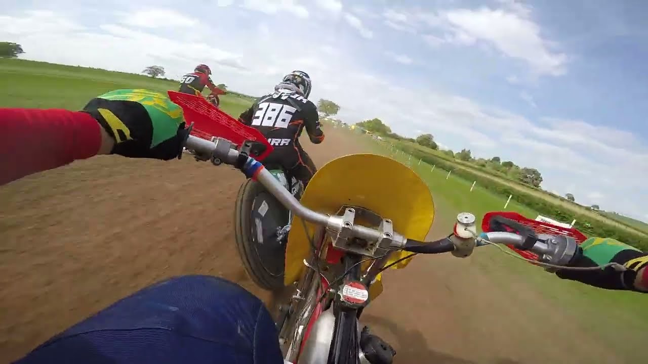 A grasstrack riders POV - Riding footage - Herefordshire Grand Prix 2025