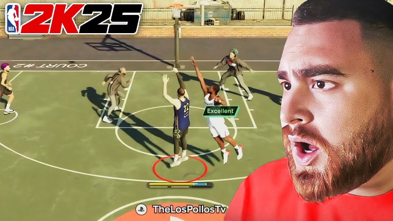 LosPollosTV Plays NBA 2K25 Park For The First Time!
