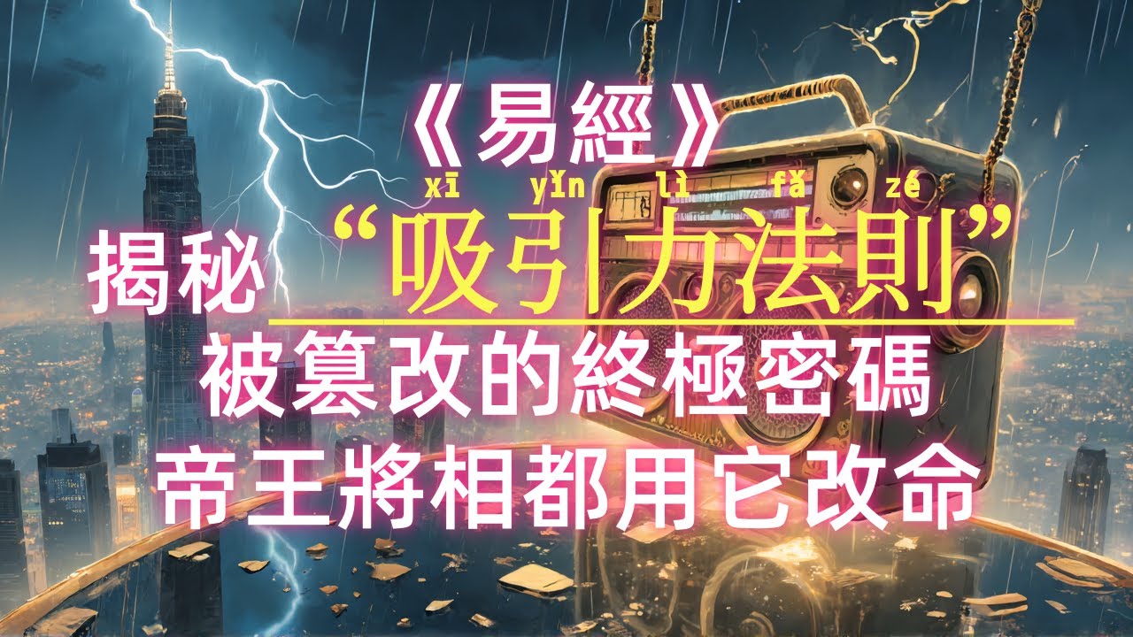 《易经》隐藏三千年天机：揭秘“吸引力法则”被篡改的终极密码，帝王将相都用它改命！#吸引力法則 #改命 #易經 #國學智慧 #能量頻率 #認知提升 #能量管理 #轉運