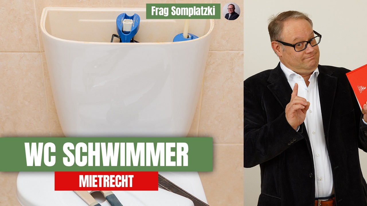 WC defekt – Selbst repariert. Geld von der Miete abziehen? | Frag Somplatzki!