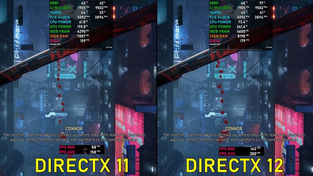Ghostrunner 2: DX 11 vs DX 12