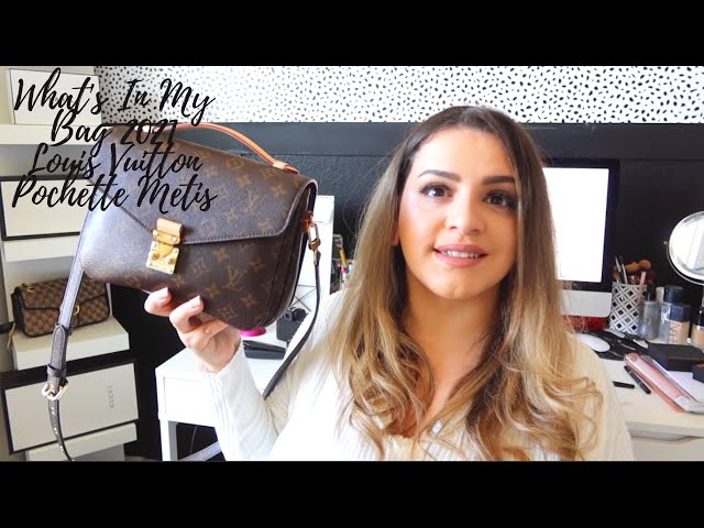 Louis Vuitton Pochette Métis Empreinte Tourterelle + Whats In My Bag 