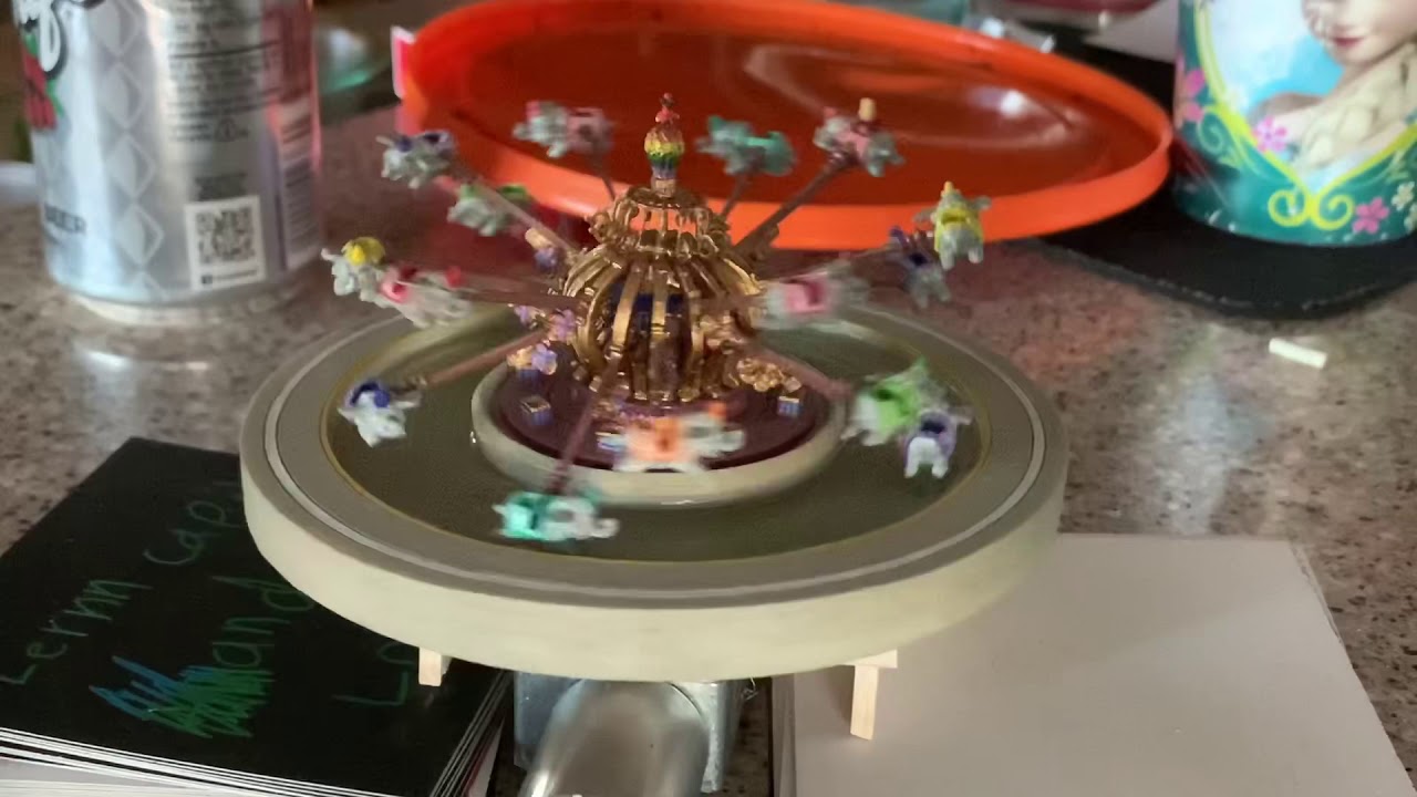 Handmade turntable for Olszewski Dumbo Attraction