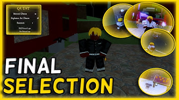 HOW TO COMPLETE THE FINAL SELECTION | Demon Slayer RPG 2 |