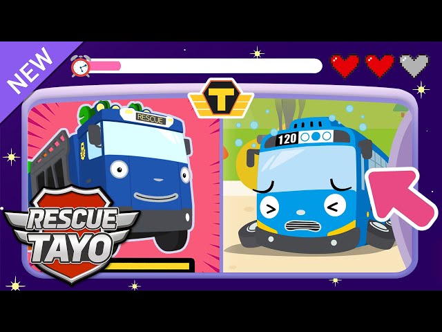 ちびバスたちをみつけよう! l 子供向けアニメ l 🚨レスキュータヨ