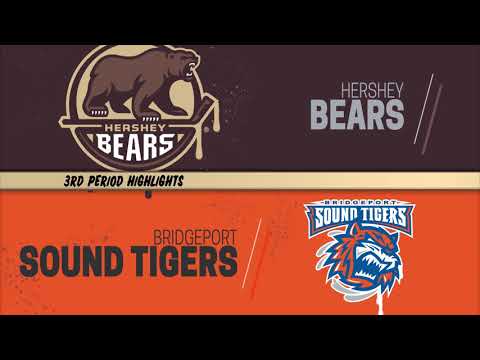 Hershey Bears 2 at Bridgeport Sound Tigers 3 (2OT) 4/19/2019