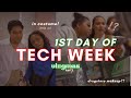 1st day of tech week  vlogmas day 3 