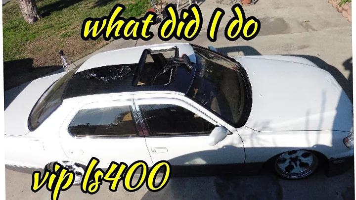 ls400 goes vip / vinyl wrap removal