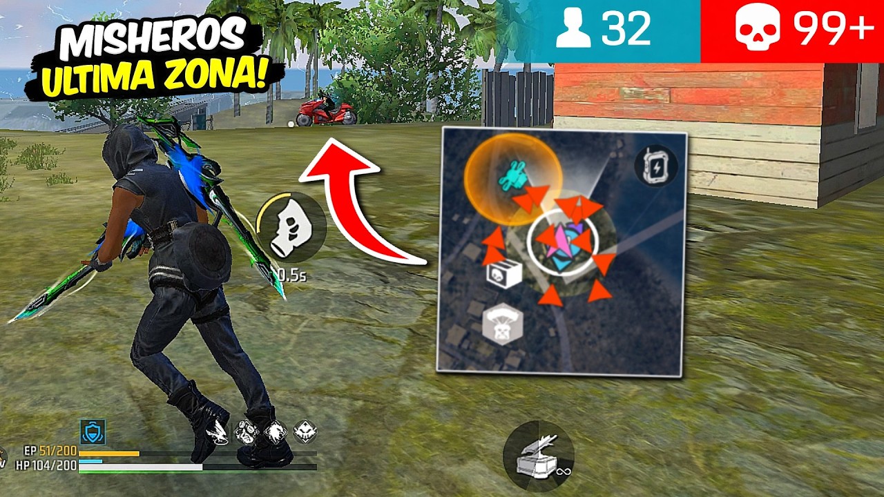 ASI SON LAS PARTIDAS A ÚLTIMA ZONA EN GRAN MAESTRO ☠️🔥 FREE FIRE