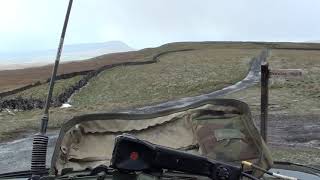 Pennine way with a PRC 320 Clansman Transciever