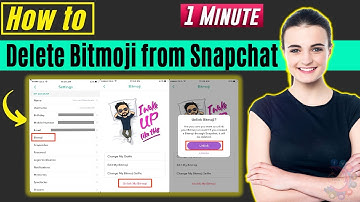 How to delete bitmoji from snapchat 2024