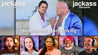 TOP "JOHNNY KNOXVILLE VS BUTTERBEAN" REACTIONS! *JACKASS: THE MOVIE* DEPARTMENT STORE BOXING!