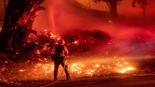 Another wildfire broke out in southern california overnight. the maria
fire has already burned through 8000 acres.