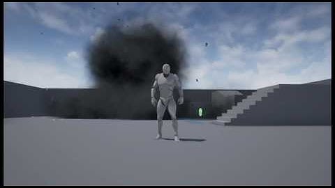 Houdini Explosion Test in Unreal Engine