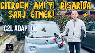 OzMobiliteTech / Citroën Ami Dışarıda Nasıl Şarj Edilir? 🔌 C2L Şarj Adaptörü ve Pratik…