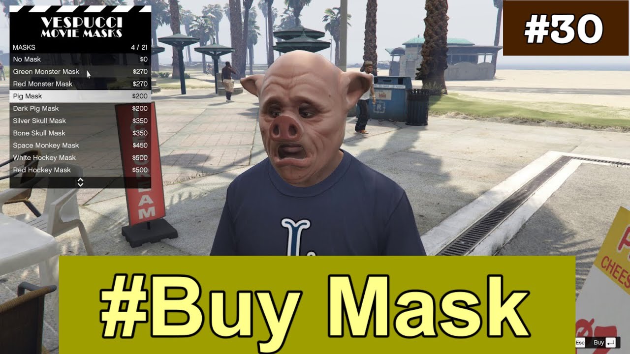 30 GTA V Buy Mask (Gameplay by Jackass Gamer) YouTube