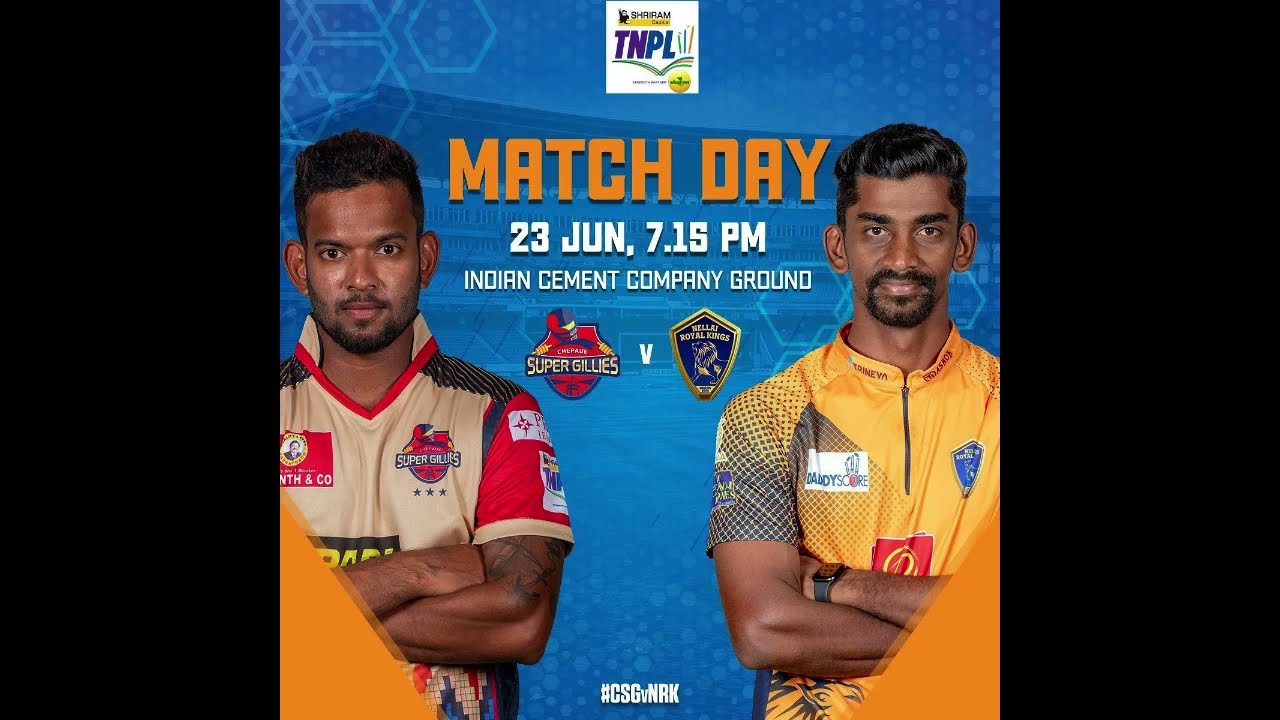 CSG vs NRK Dream11 | Chepauk Super Gillies vs Nellai Royal Kings TNPL2022 | CSG vs NRK Prediction
