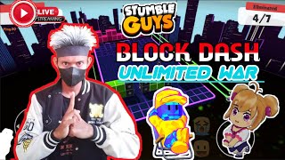 🔴 LIVE STUMBLE GUYS ASIAN PROB BLOCK DASH WAR SKIN PART 71 NEW UPDATE 0.70.1 #GO7K