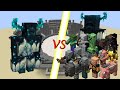 Like a Warden? Sculk Catalyst Golem vs All Mobs! Minecraft mob battle!