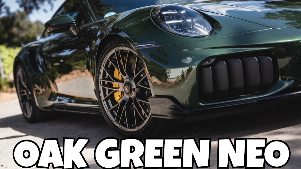 Porsche 911 Turbo S против 911 GT3 Touring - Демонстрация выхлопных систем - Цвет: Дубово-зеленый