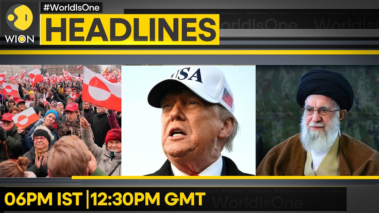 Khamenei: Trump Guilty For Casualties | Anti-Trump Protests in Denmark | HEADLINES