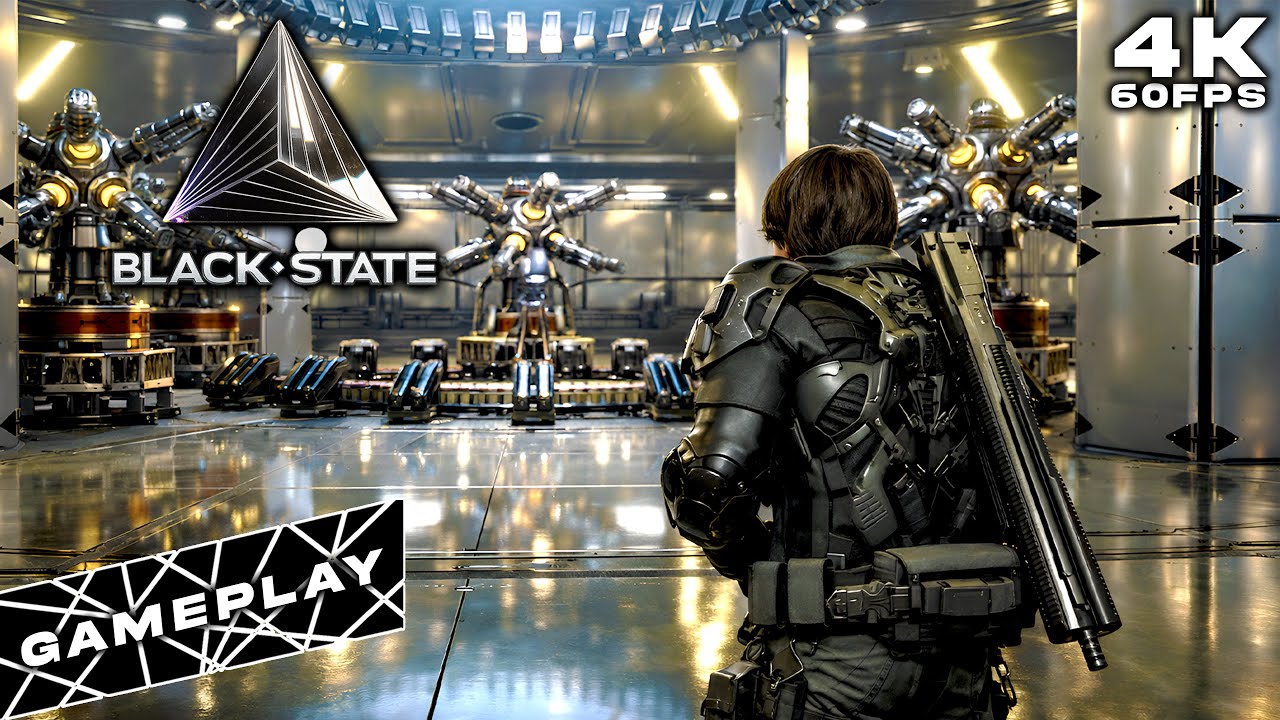 BLACK STATE - 14 Minutes of Gameplay (4K60FPS)