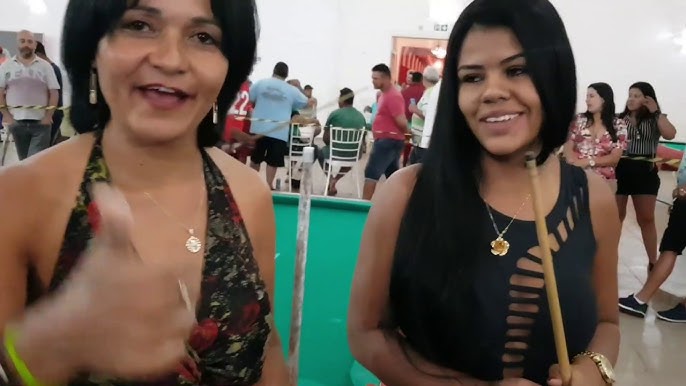 Baianinho de Mauá X Fabióla, final do torneio de sinuca de São