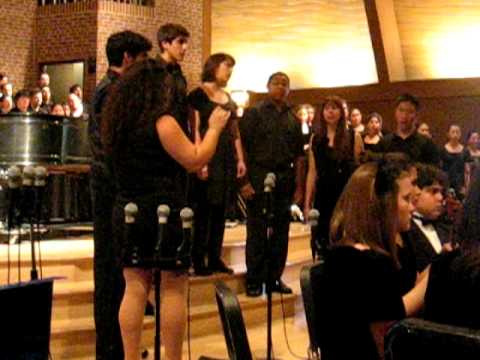 Lincoln High School choir alumni sing "Earth Song"