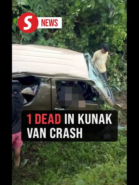 Elderly man killed, eight injured in Kunak van crash