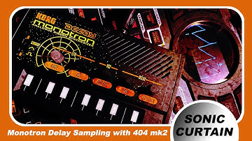 Korg Monotron Delay Sampling with SP-404 mk2  Industrial Jam