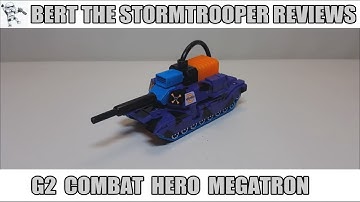G2 Combat Hero Megatron Review!Bert The Stormtrooper Reviews!