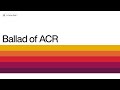 A Certain Ratio - Ballad of ACR (Official Audio)