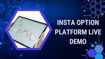 Insta options platform LIVE demo (English)