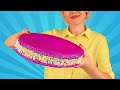 Making Giant Candy / How To Make Colorful Macarons Decorating Ideas / Japanese Street Food / Motti