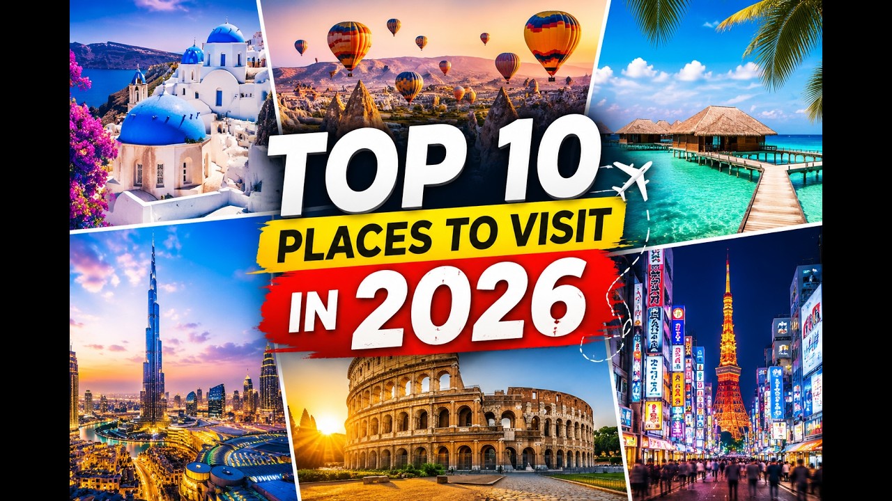 Top 10 Places to Visit in 2026 🌍 Most Beautiful Destinations - YouTube