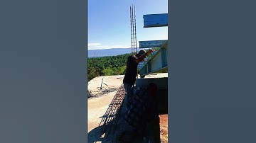 Reinforcement work for column 4 #construction #design #building #construction #home #housemusic