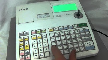 Casio SE-S300 SE-S2000 PCR-T2100 PCR-T2200 Programming Product PLU Name