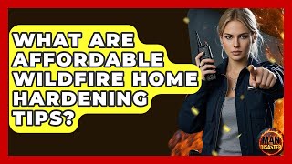 What Are Affordable Wildfire Home Hardening Tips? - Man vs. Disaster